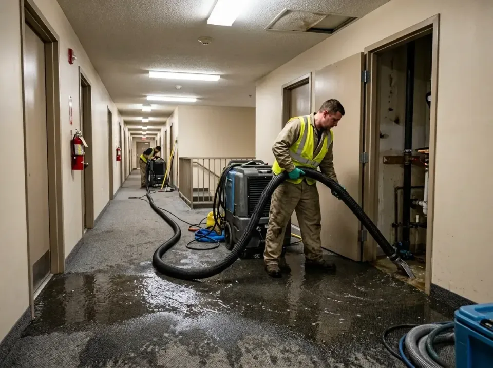 multi-unit-apartment-hallway-f-005 — frequently asked questions, Emergency Burst Pipe Water Extraction & Removal in Dry Ridg…